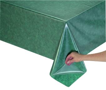Abwaschbarer Tischbelag transparent B: ca. 140 cm