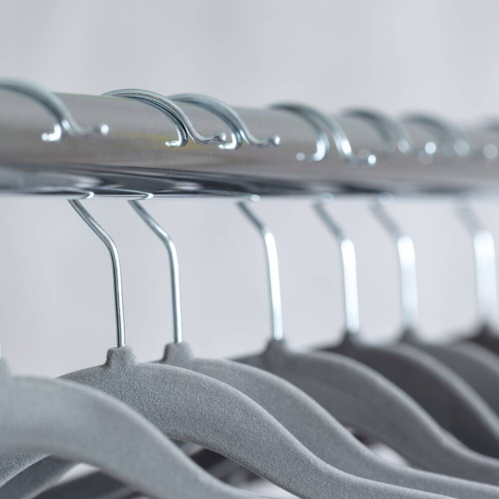 Kesper Kleiderbügel 25tlg. grau Kunststoff