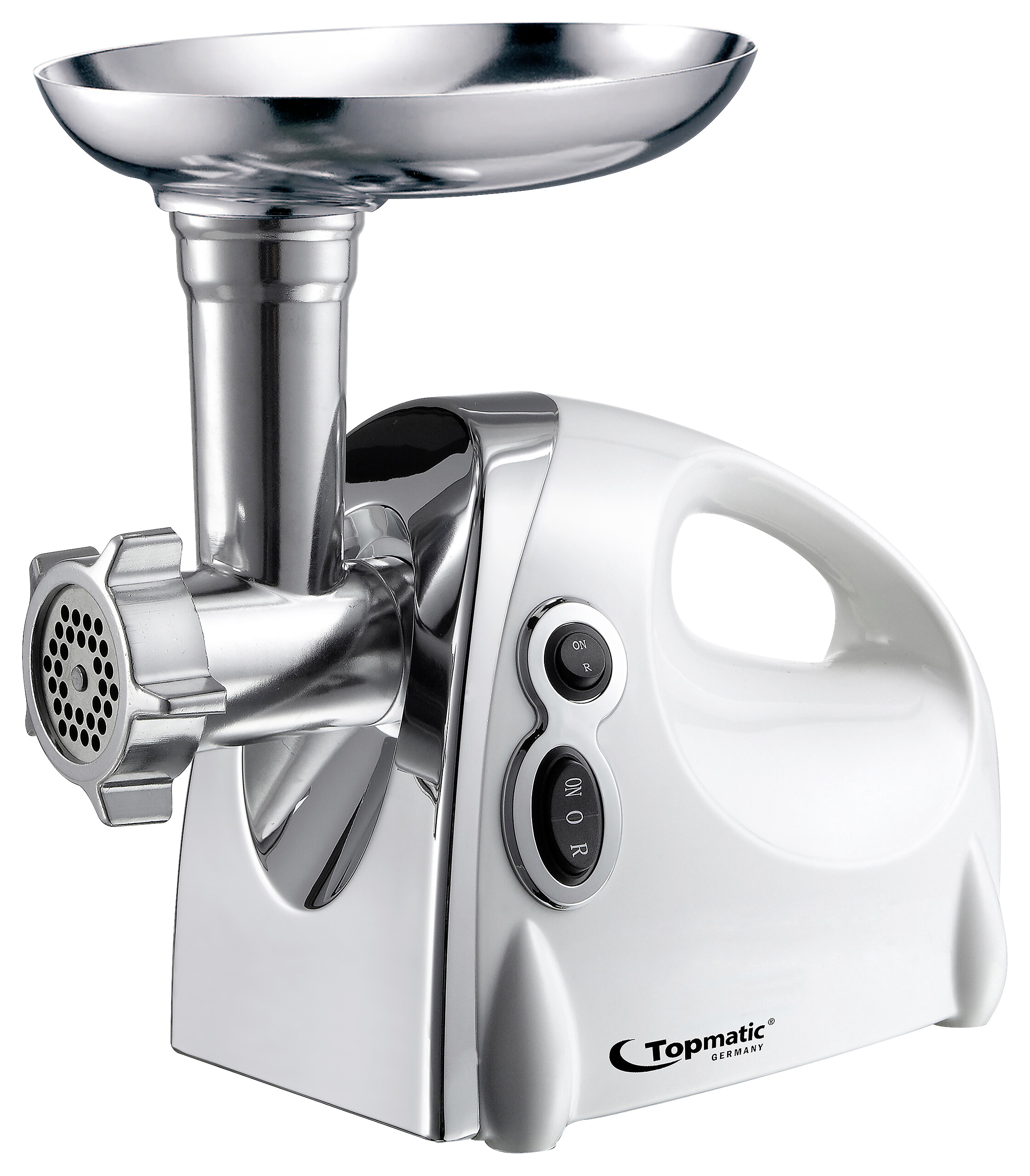 Topmatic Fleischwolf MG-1200.3 weiß Edelstahl Kunststoff B/H/T: ca. 23x21x41 cm