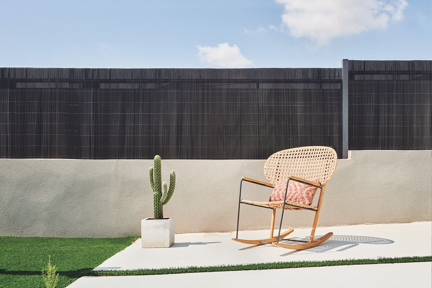 NORTENE Sichtschutz anthrazit Holz B/H/L: ca. 300x17x150 cm