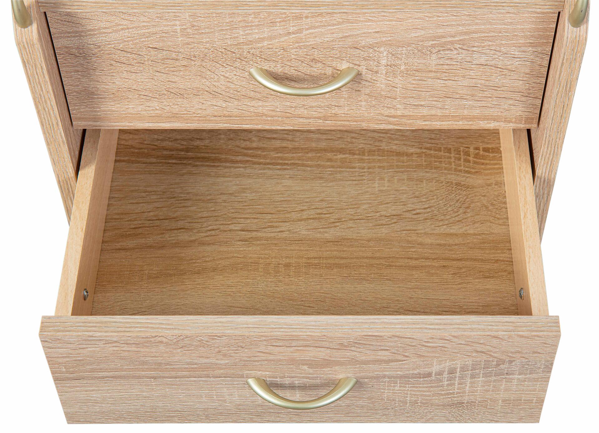 Rollcontainer Novi Eiche Sonoma Nachbildung B/H/T: ca. 40x65x36 cm