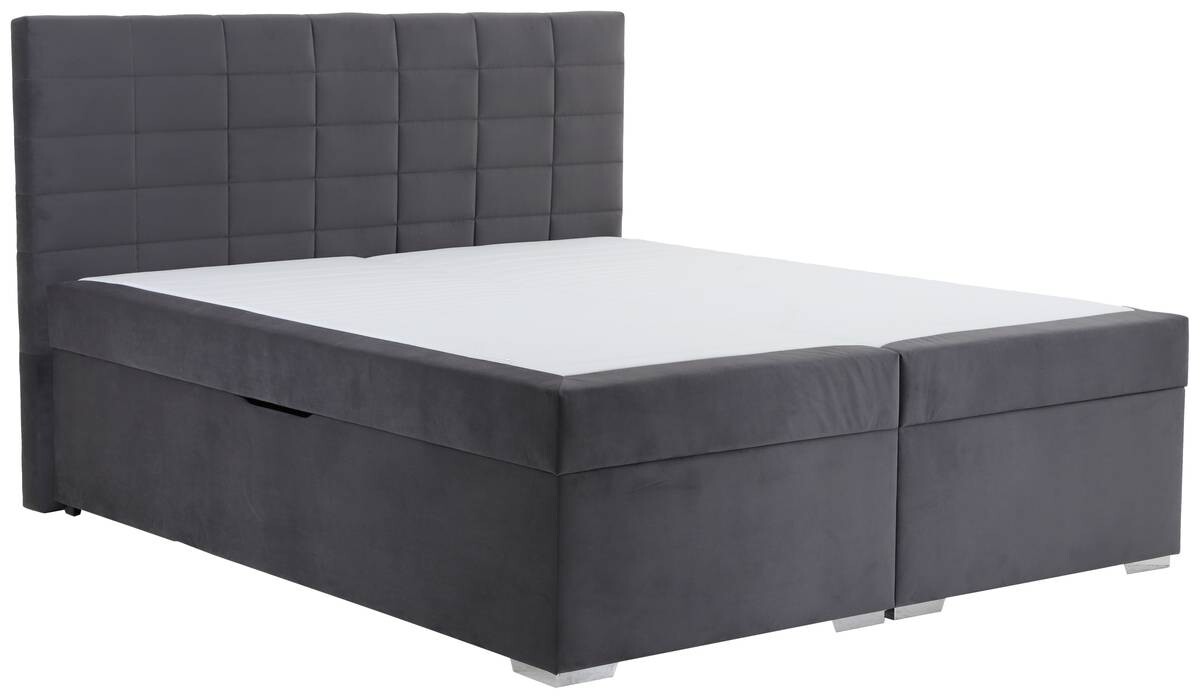 Boxbett Adria dunkelgrau B/H/T: ca. 187x121x211 cm