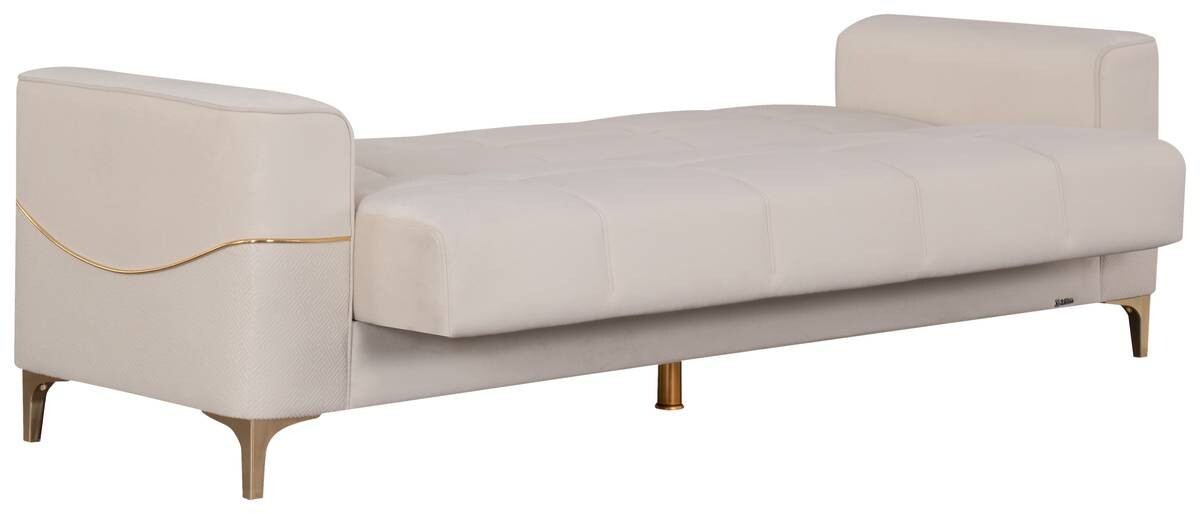 Sofa 3-2-1 Salda beige Microfaser