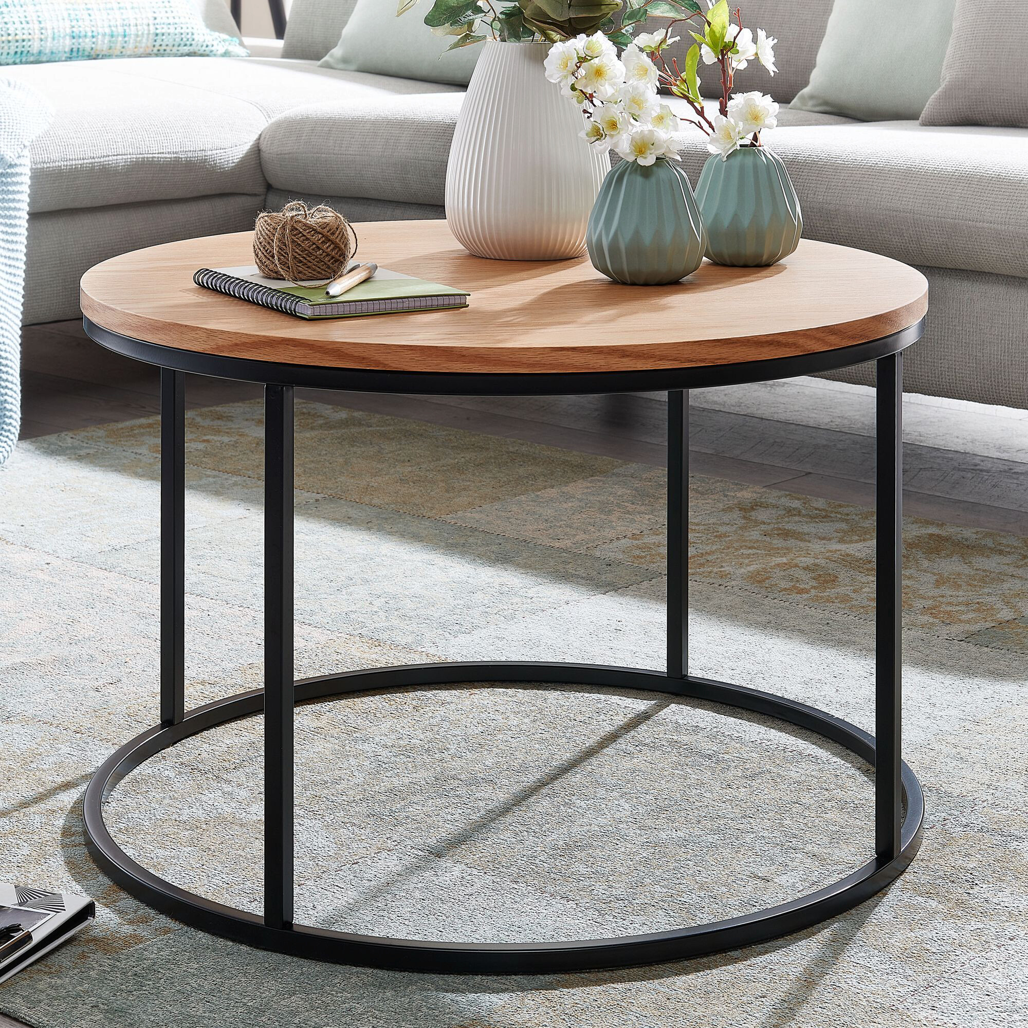 Wohnling Couchtisch braun B/H/T: ca. 70x45x70 cm