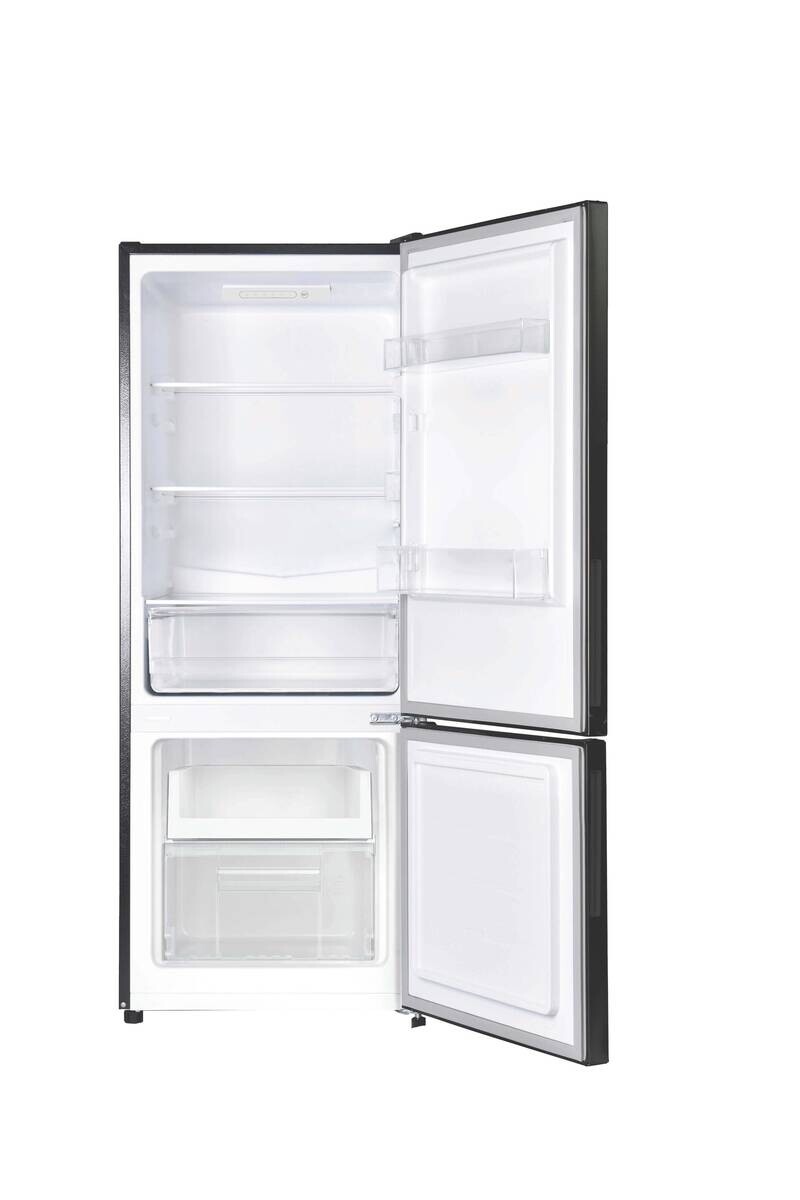 POCOline Kühl-/Gefrierkombination KGK144-205S schwarz B/H/T: ca. 54x144x55 cm