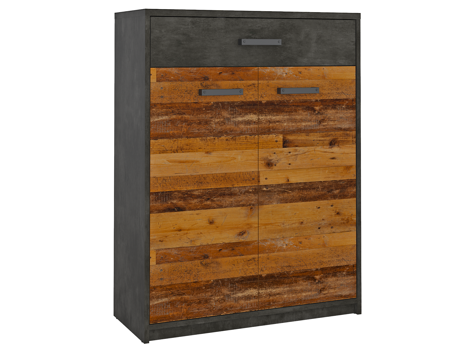 Schuhkommode Perugia Old Wood Nachbildung Fresko Nachbildung B/H/T: ca. 80x106x34 cm