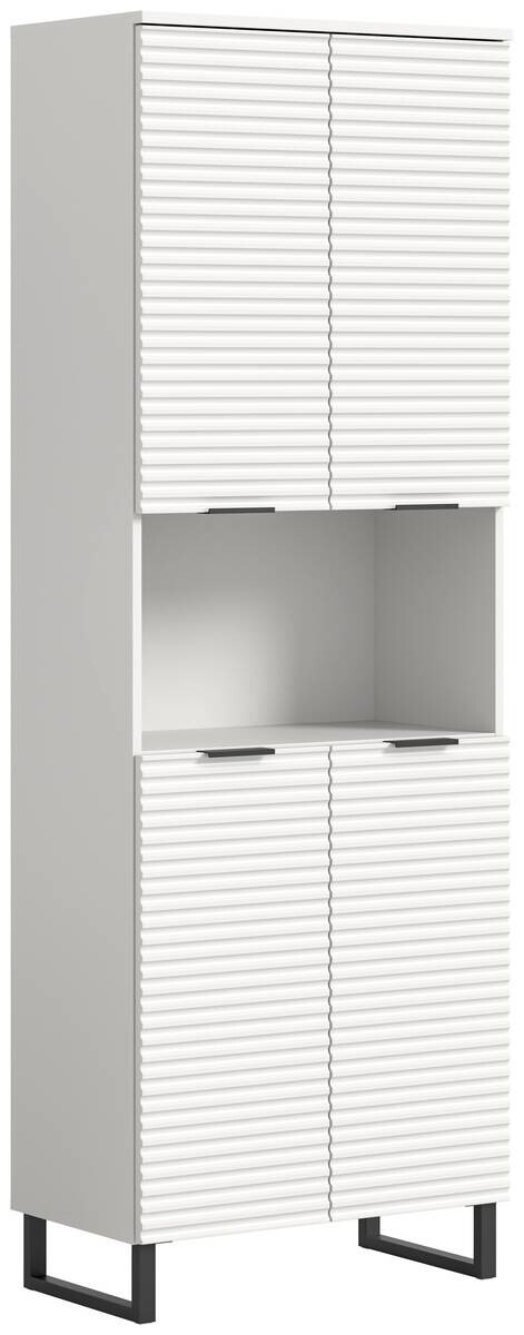 Hochschrank Riff weiß B/H/T: ca. 70x193x34 cm