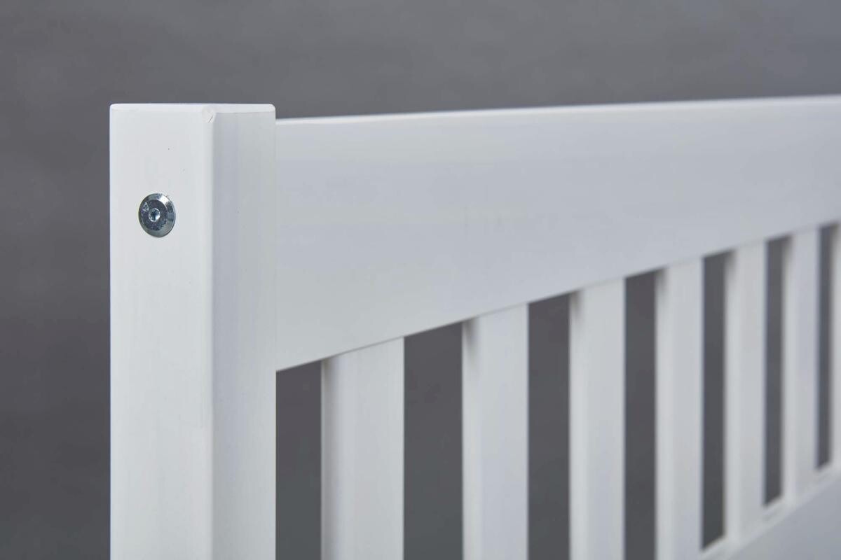 Bett Vilmar weiß Liegefläche B/L: ca. 140x200 cm