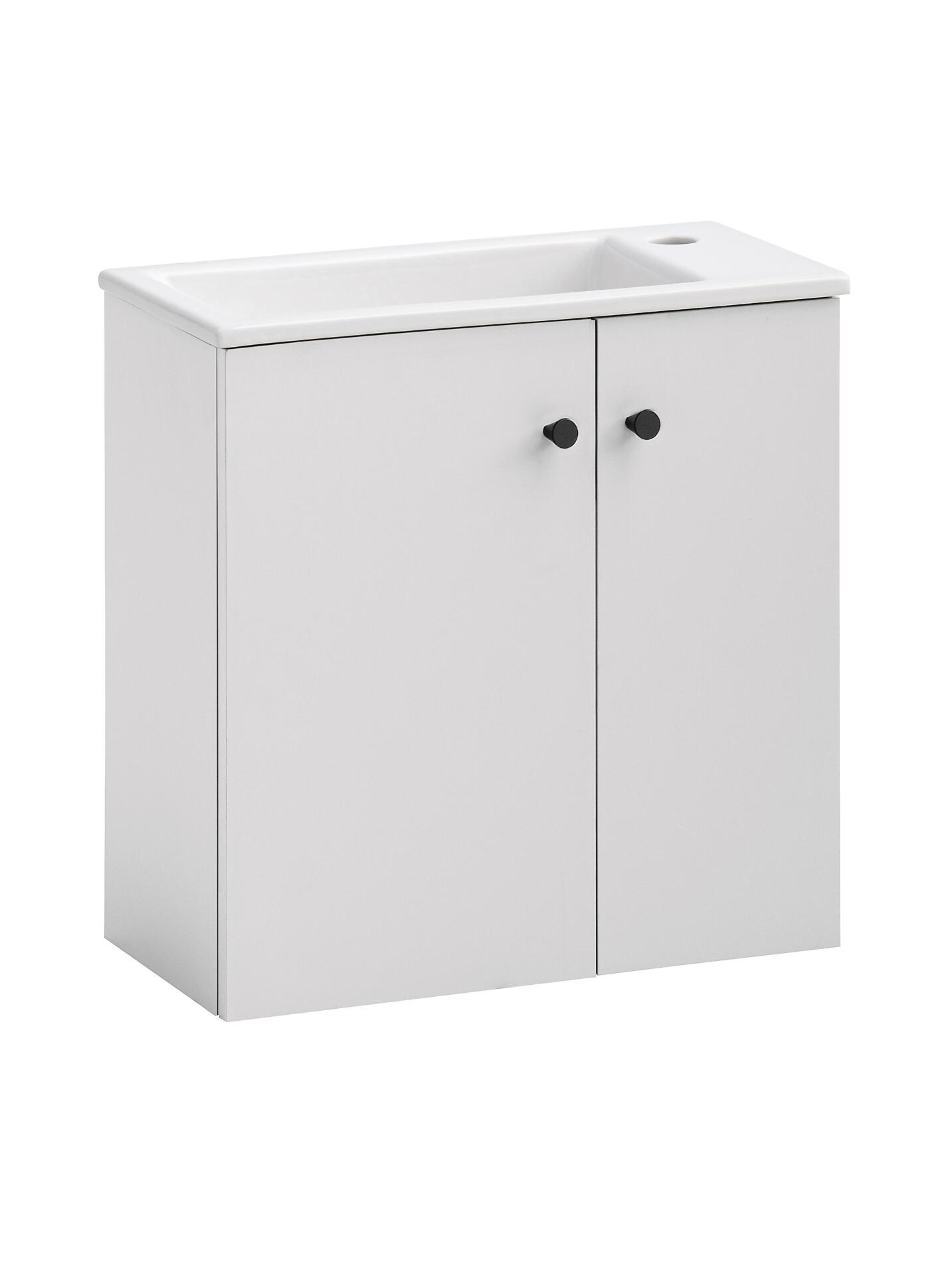 Waschbeckenunterschrank Ebba weiß B/H/T: ca. 50x51,4x25 cm Waschbeckenunterschrank Ebba weiß B/H/T: ca. 50x51,4x25 cm