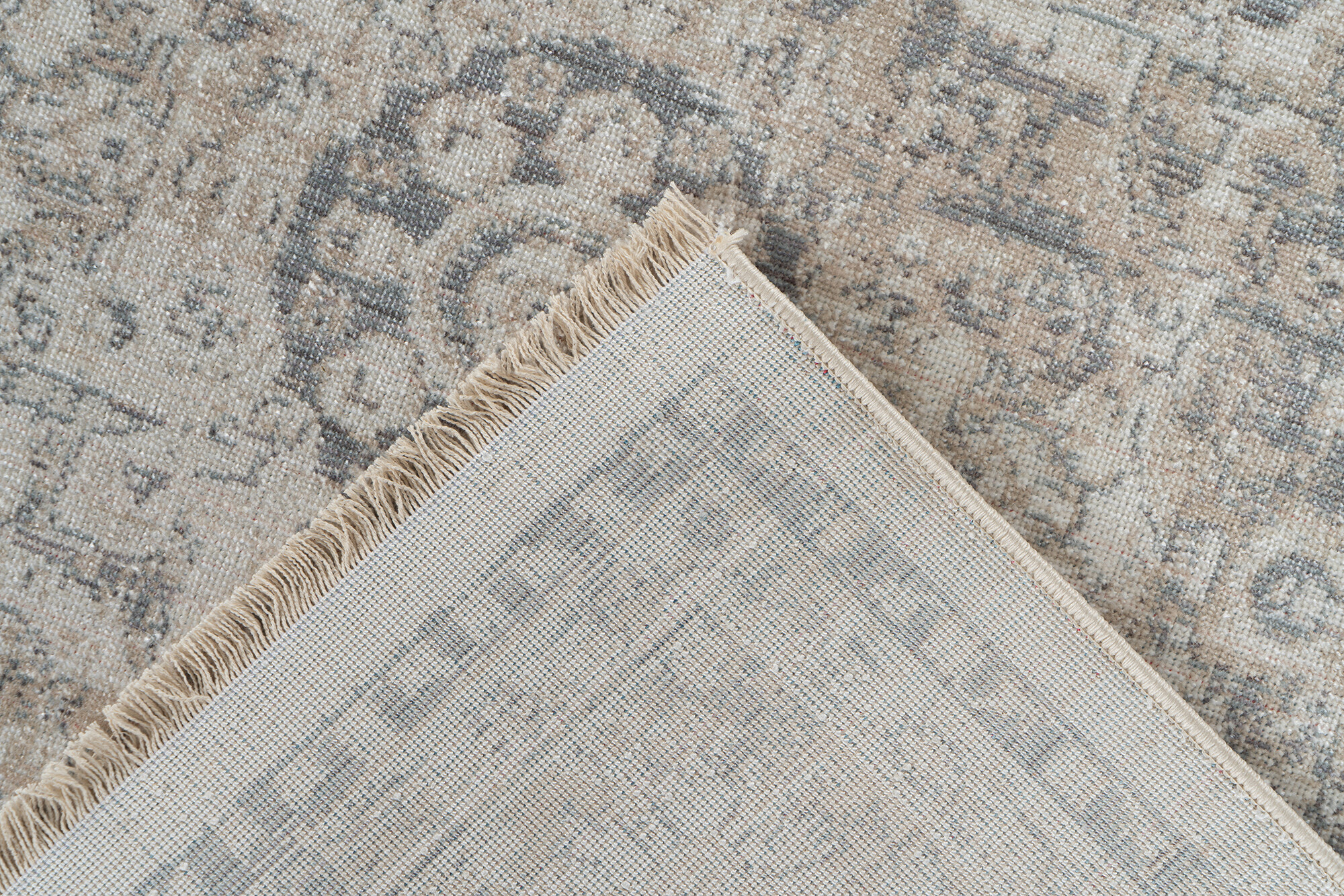 Kayoom Kurzflorteppich Milan 125 grau B/H/L: ca. 120x0,5x170 cm