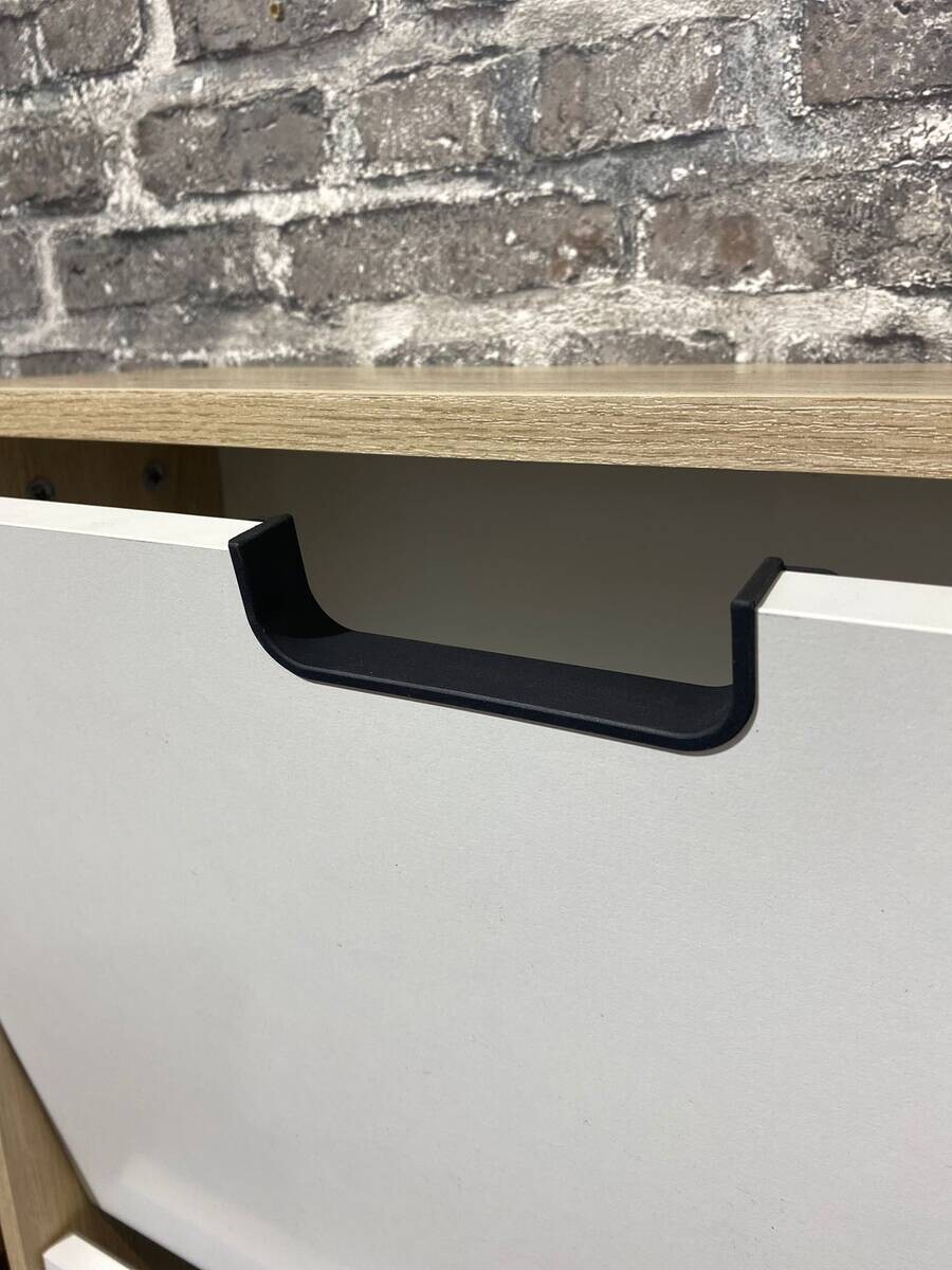 Schrank Emmik weiß matt Eiche Eiche weiß Nachbildung B/H/T: ca. 59,8x85,2x19,55 cm