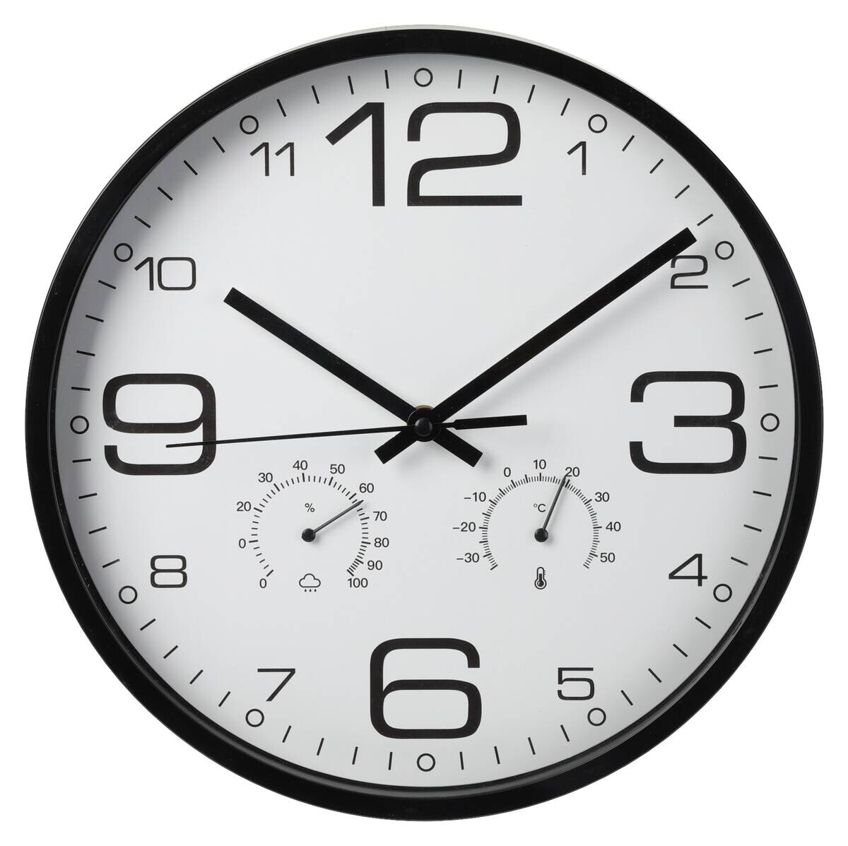 Wanduhr weiß D: ca. 31 cm