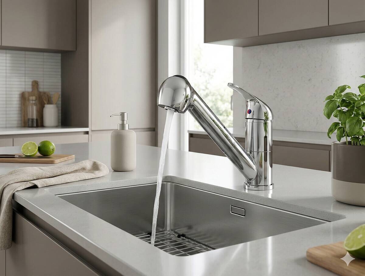 Spültisch-Armatur York Chrom