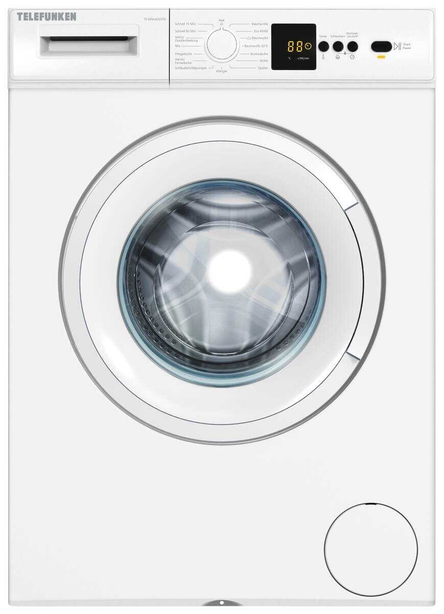 TELEFUNKEN Waschmaschine TF-WM-4201T0 weiß B/H/T: ca. 60x85x50 cm ca. 5 kg