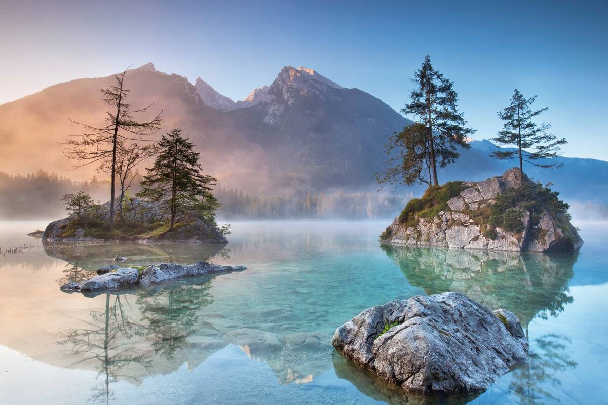 Bönninghoff Keilrahmenbild Berge B/H/L: ca. 90x2x60 cm