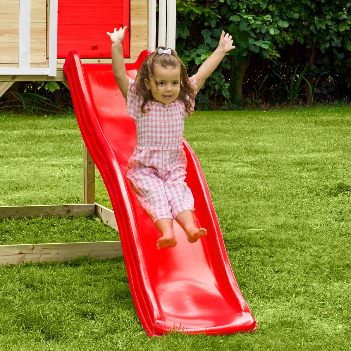 Zwerkules Spielhaus Lolla grau B/H/L: ca. 280x224x352 cm