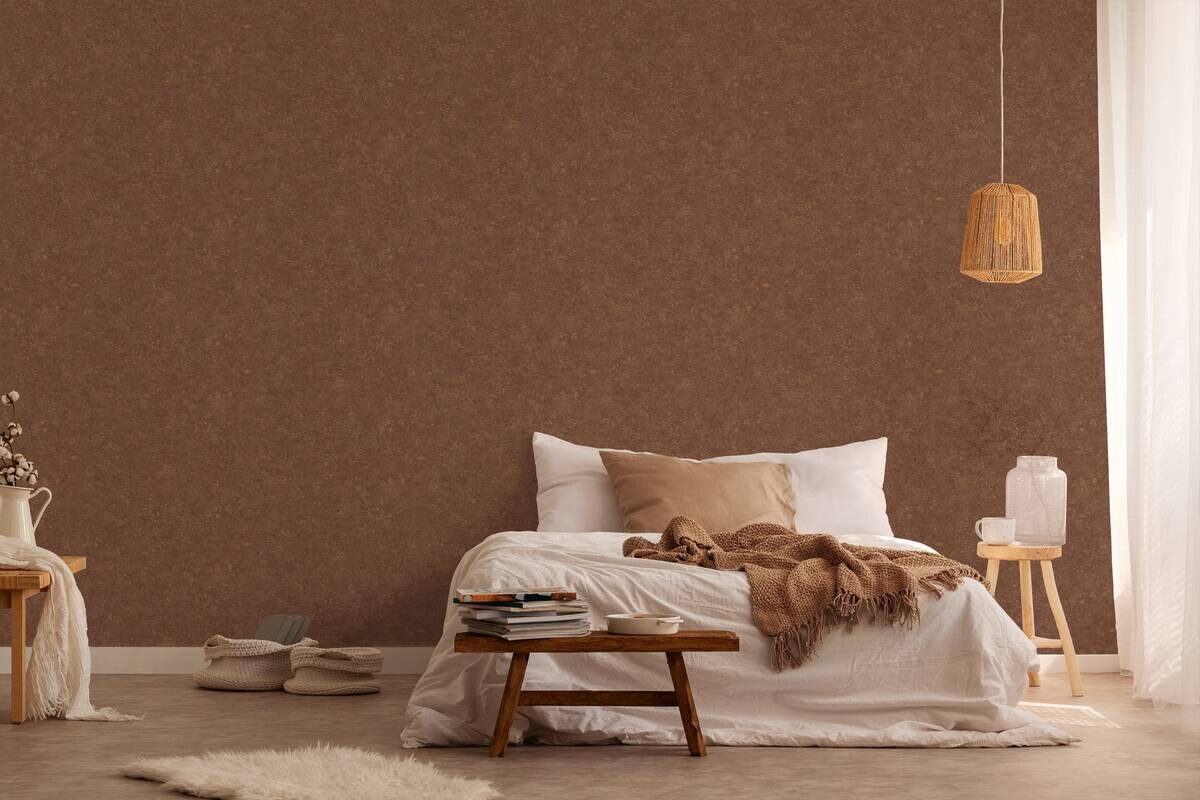 A.S.Creation Vliestapete braun orange B/H/D: ca. 53x1005x8,3 cm