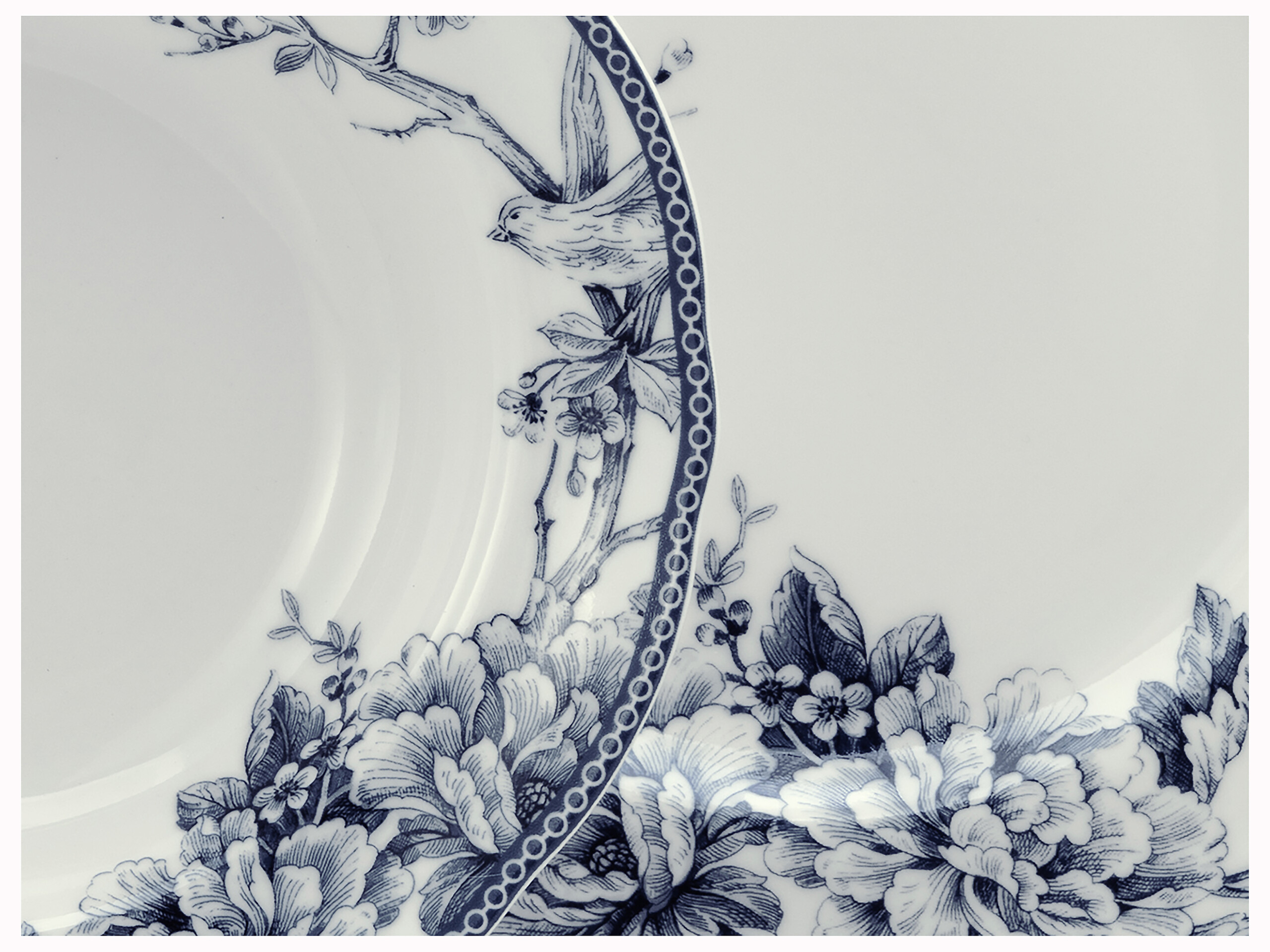 CreaTable Tafelservice Adelaide Blau blau Porzellan 8 tlg.