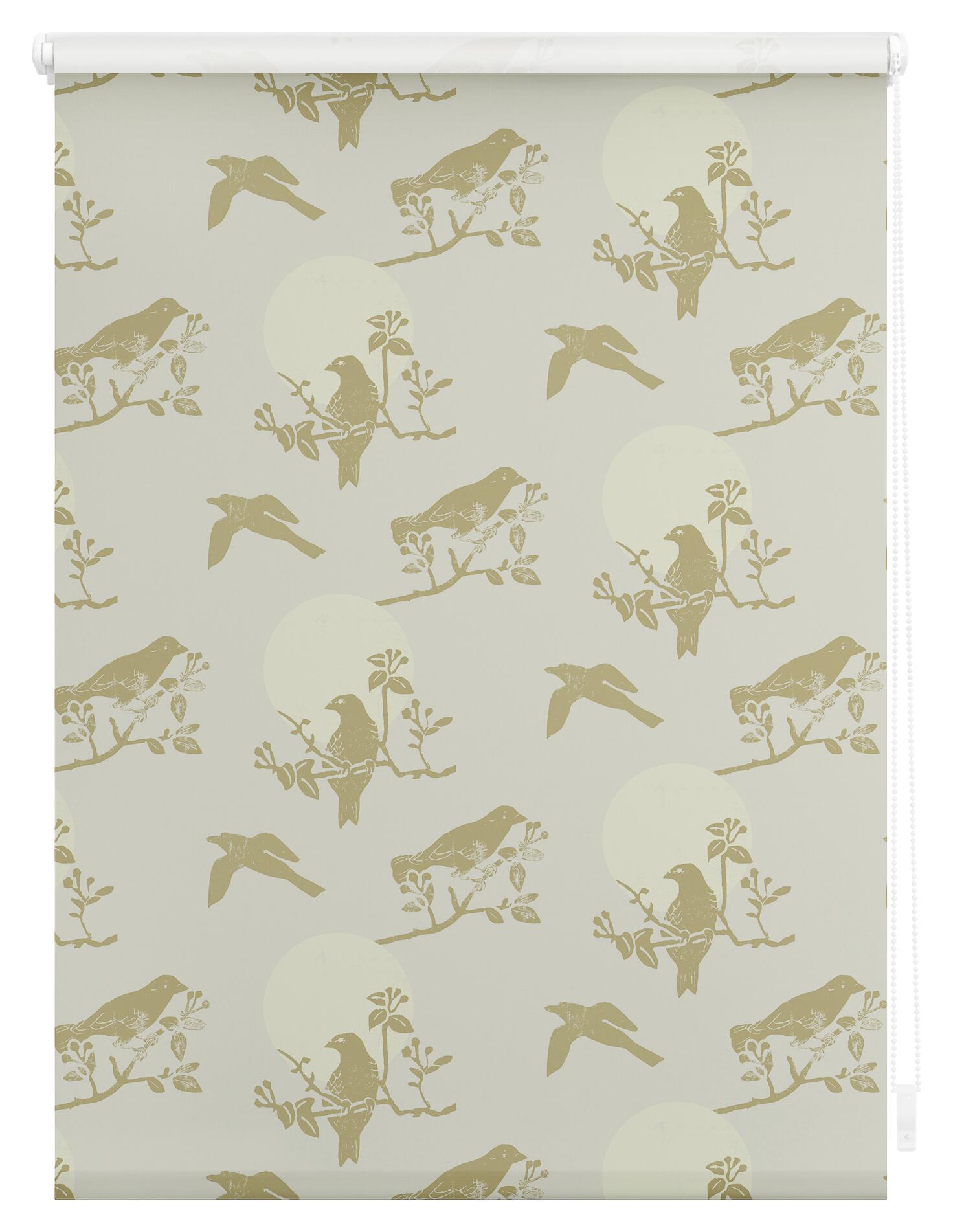 LICHTBLICK Rollo Moon Birds beige B/L: ca. 60x150 cm