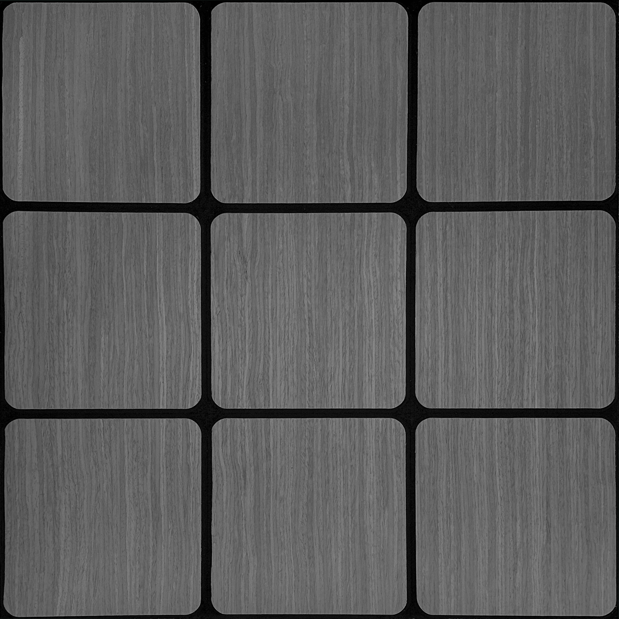 Wandpaneel grau B/H: ca. 64x64 cm