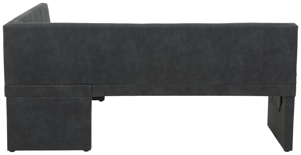 Eckbank Melanie anthrazit H/L: ca. 90x200 cm