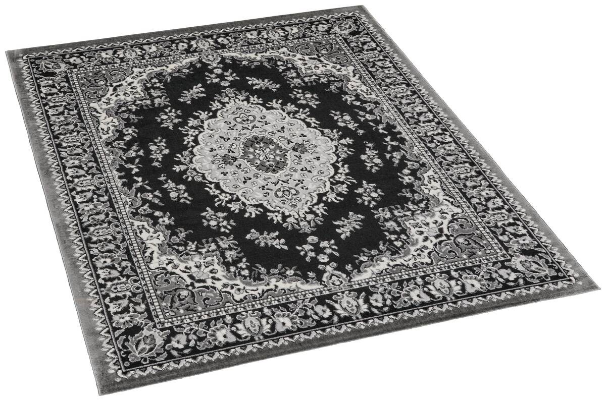 Webteppich Manila schwarz B/L: ca. 200x280 cm