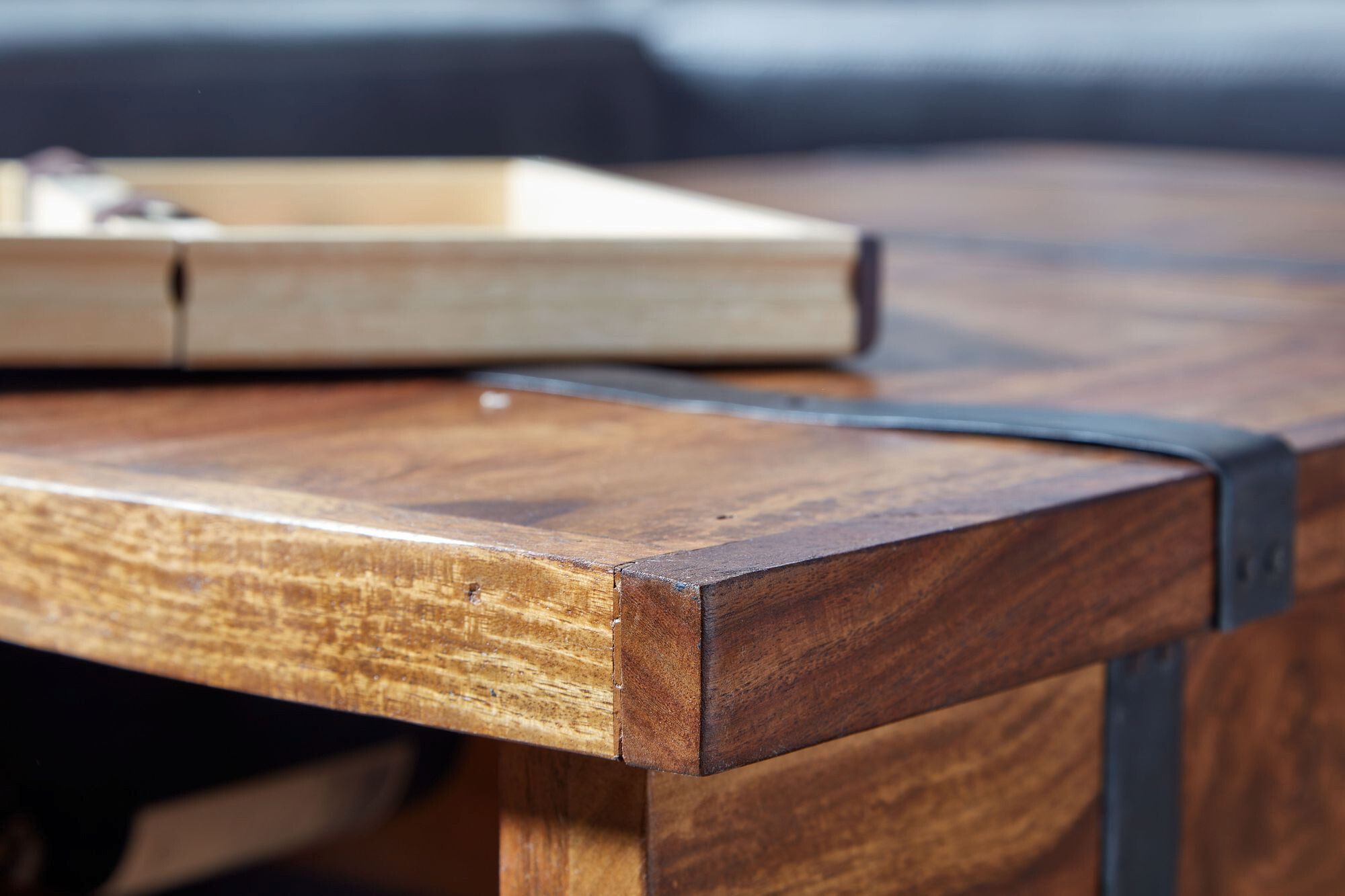 Wohnling Couchtisch braun B/H/T: ca. 60x40x100 cm