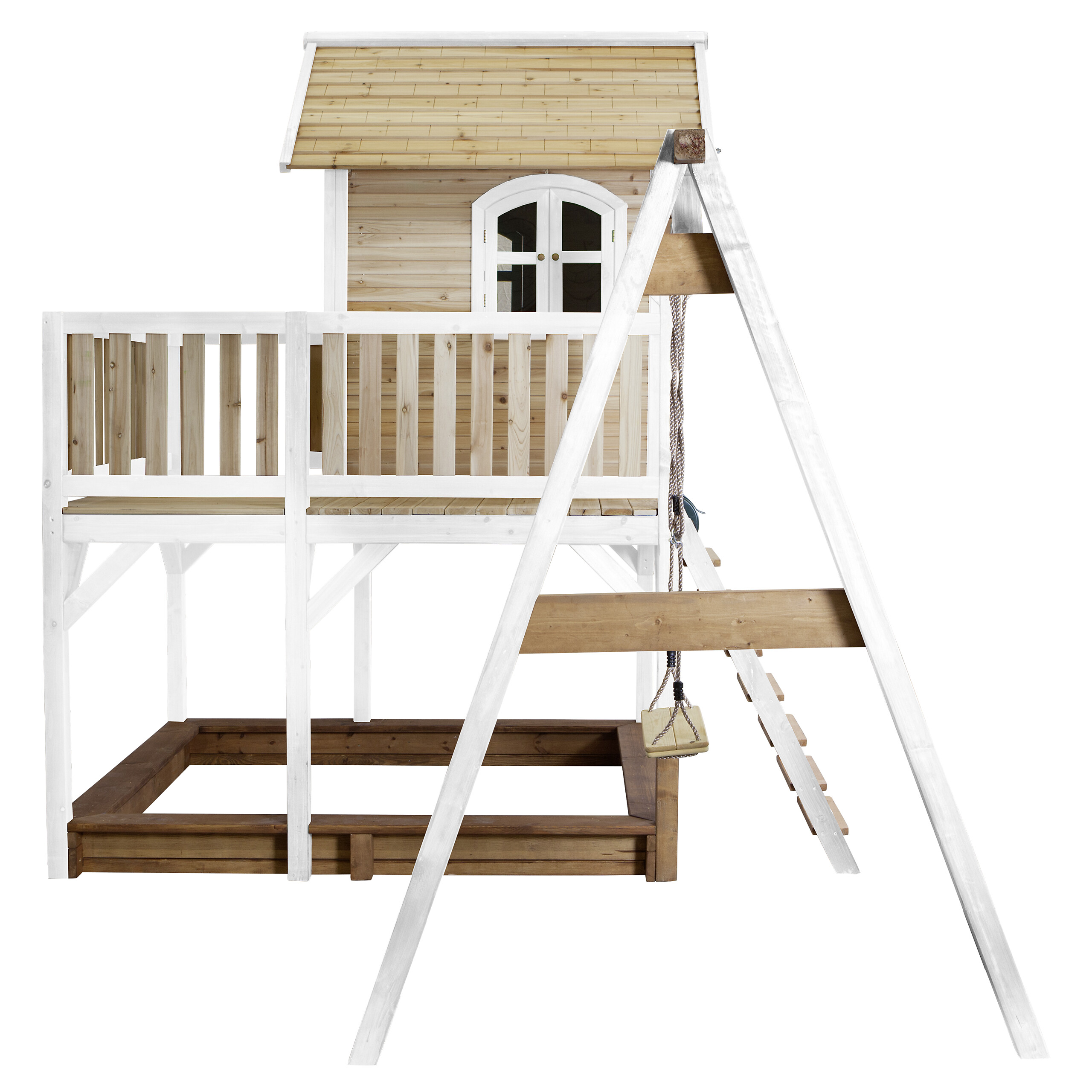AXI Spielhaus Liam braun B/H/L: ca. 541x291x277 cm