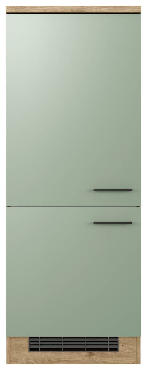 Kühlumbauschrank Cara grün B/H/T: ca. 60x161x60 cm