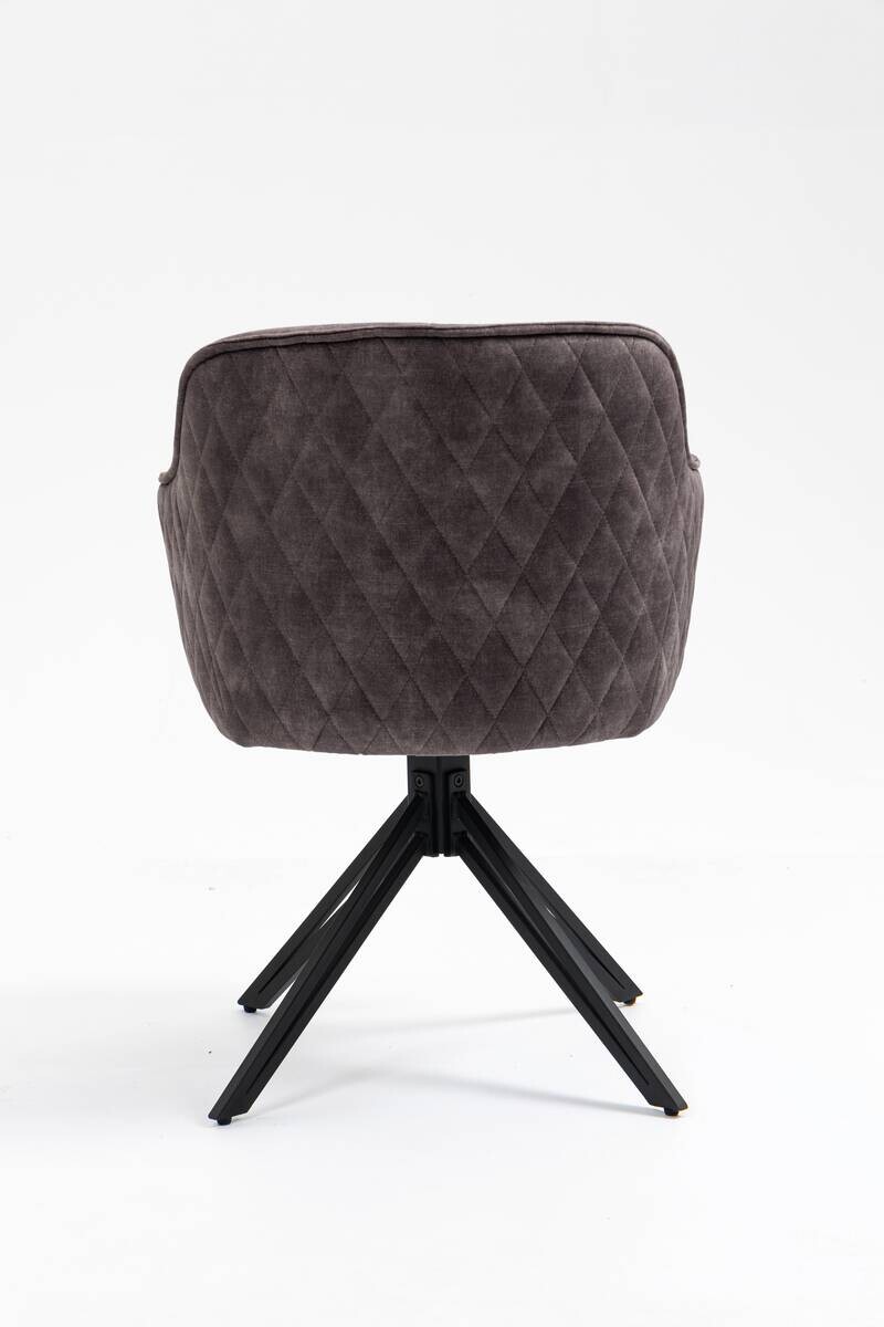 Drehstuhl Turin anthrazit Microfaser