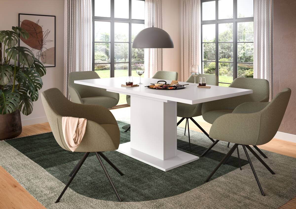 Esstisch MOTION weiß B/H/T: ca. 150x76x90 cm