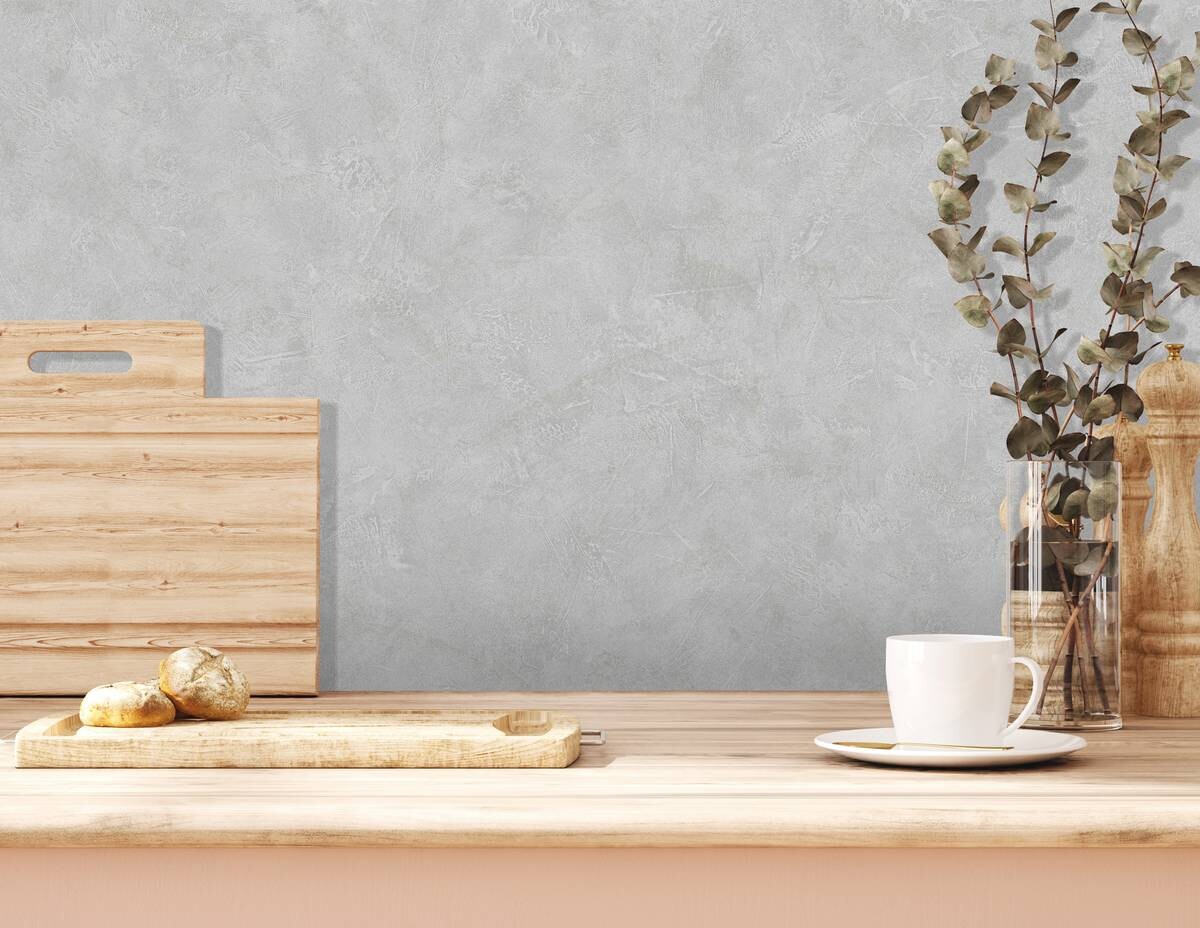 UGEPA Vinyltapete Struktur grau B/L: ca. 53x1005 cm