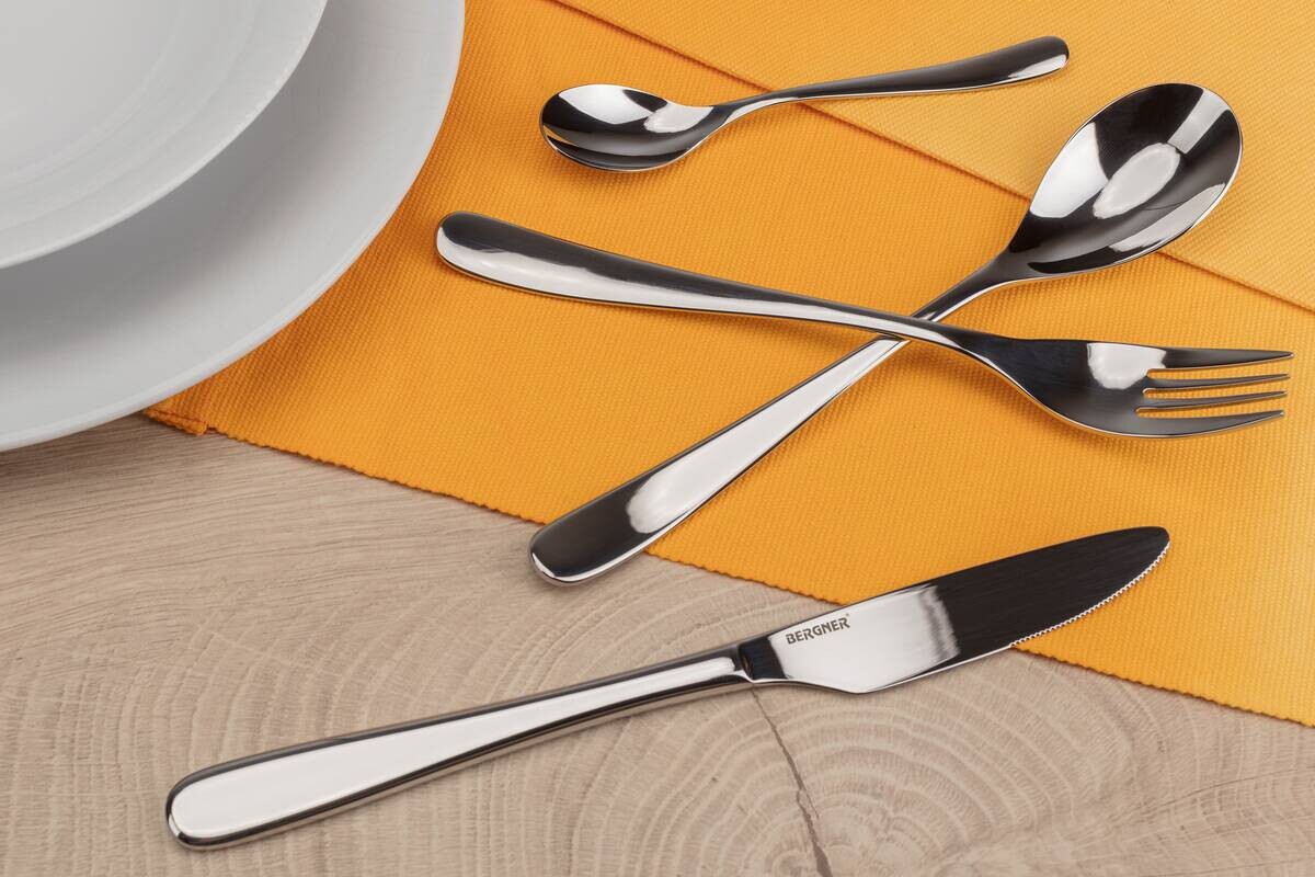 BERGNER Besteckset POITIERS silber Edelstahl 24 tlg.