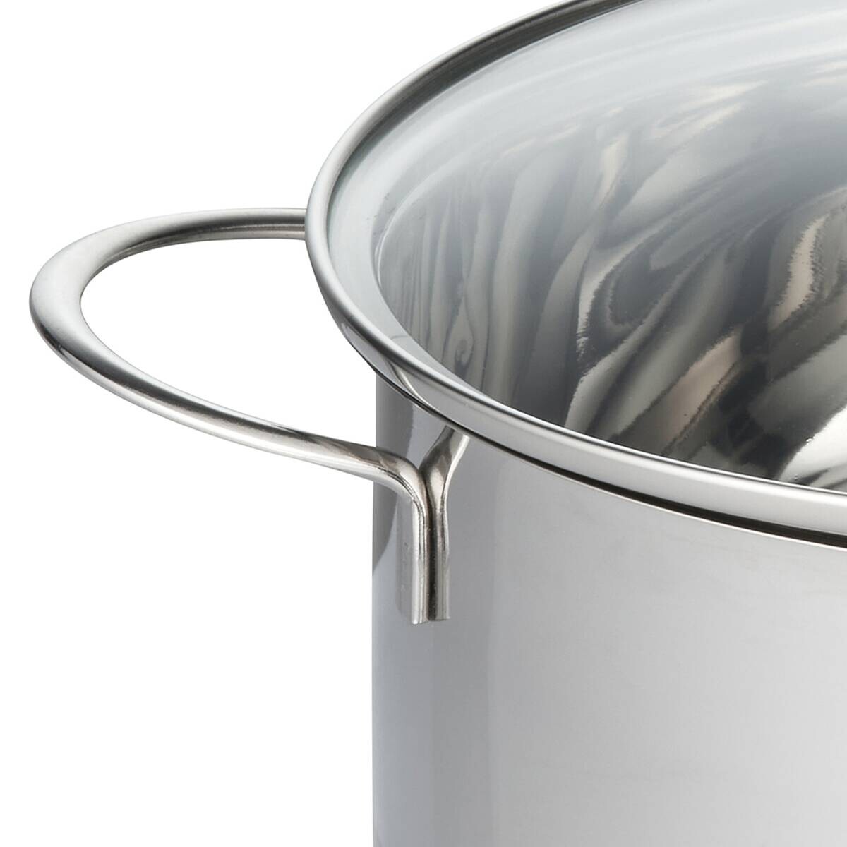 ELO Großraumtopf Basic silber Edelstahl B/H/L: ca. 0,255x0,24x0,325 cm