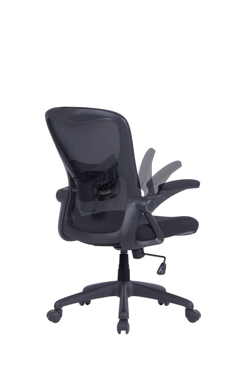 Chefsessel FLEX schwarz schwarz schwarz Webstoff Netzstoff Kunststoff