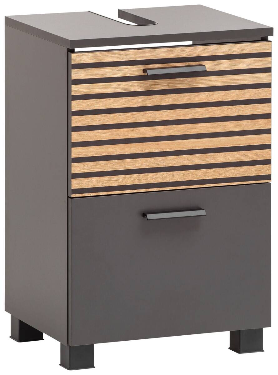 Waschbeckenunterschrank Katta anthrazit B/H/T: ca. 40,2x60,8x35 cm Waschbeckenunterschrank Katta anthrazit B/H/T: ca. 40,2x60,8x35 cm