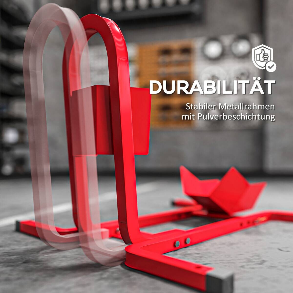 HOMCOM Motorradständer B/H/L: ca. 55x43x60 cm