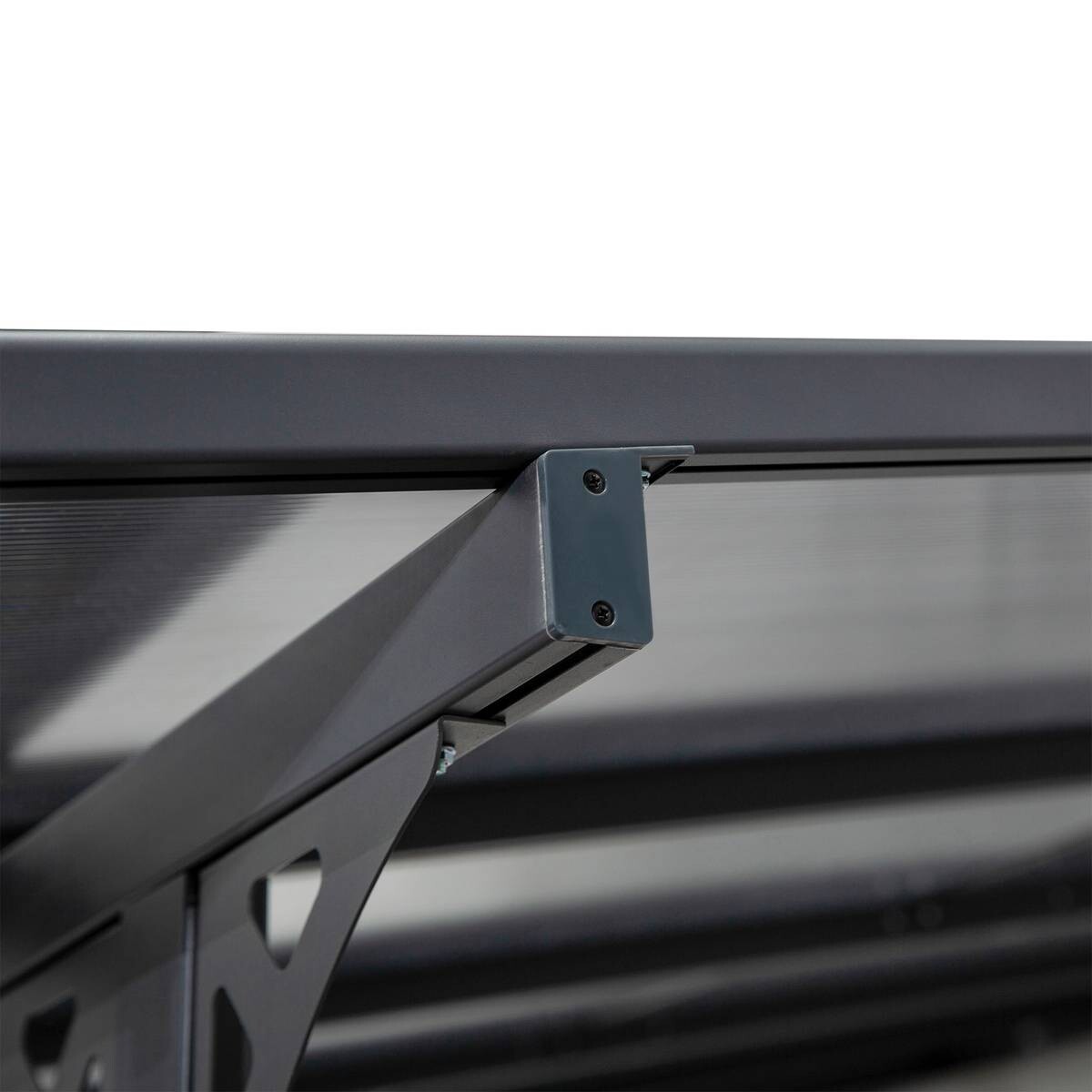 Outsunny Pavillon grau Aluminium B/H/L: ca. 302x250x435 cm