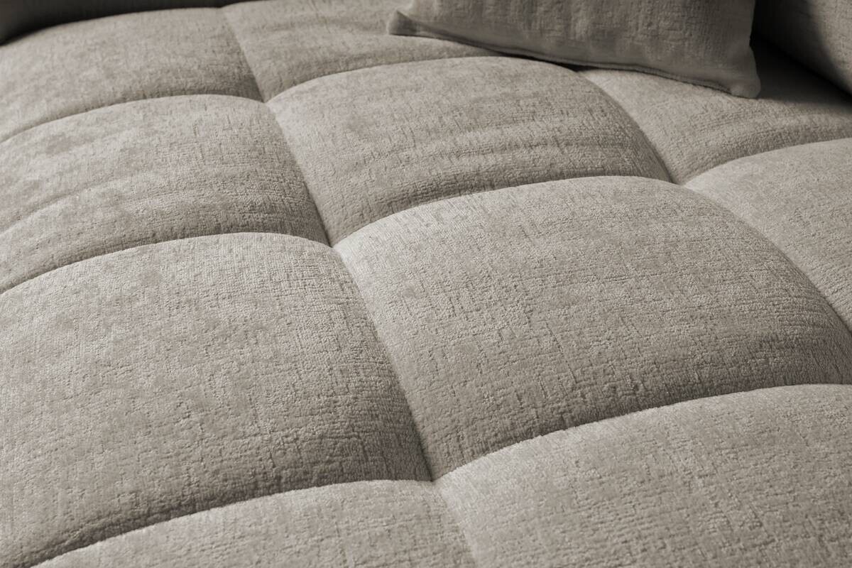 Big Sofa Tema graubraun Microfaser B/H/T: ca. 144x70x183 cm