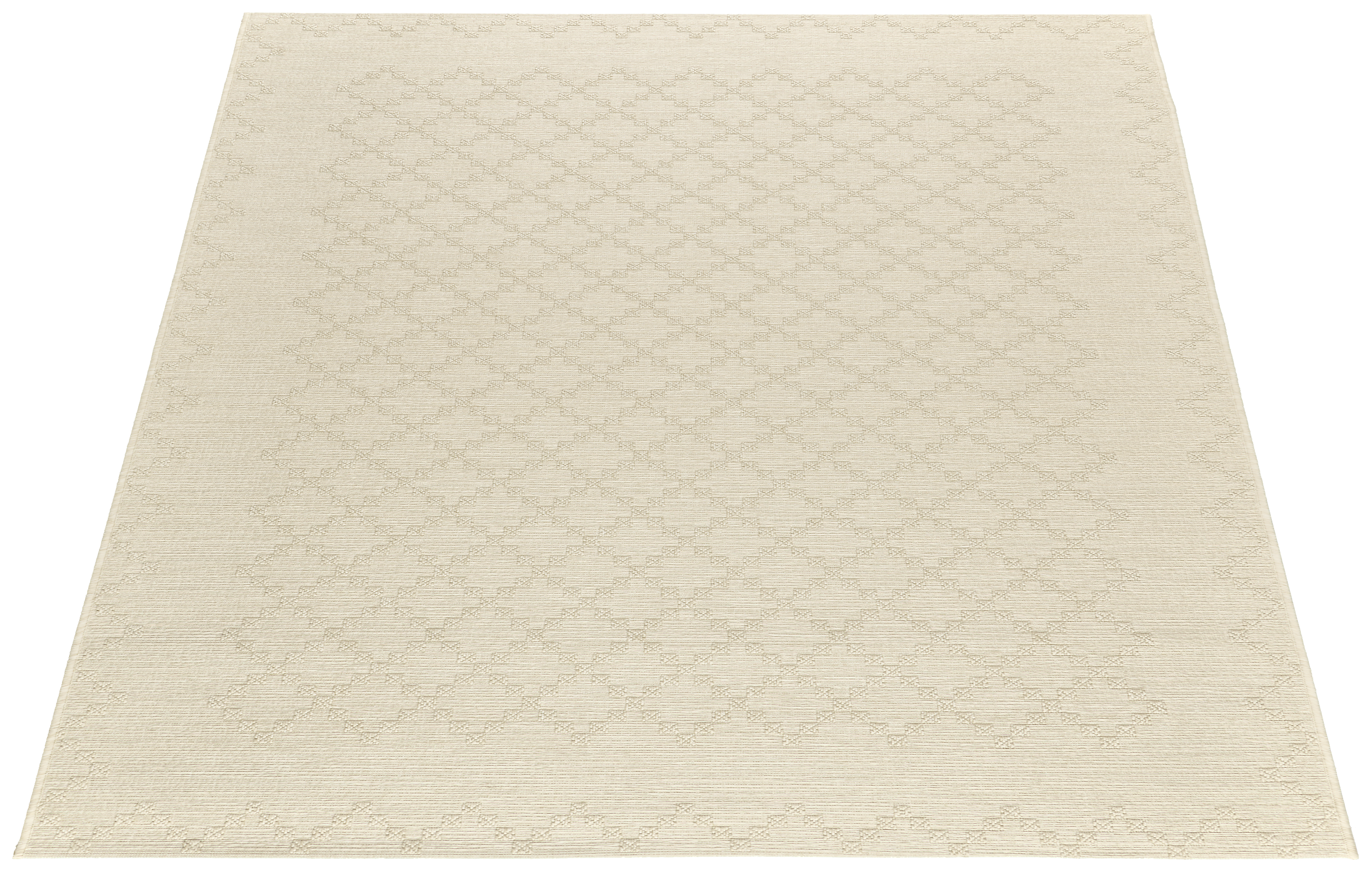 Flachwebteppich Jersey Home creme B/L: ca. 200x290 cm