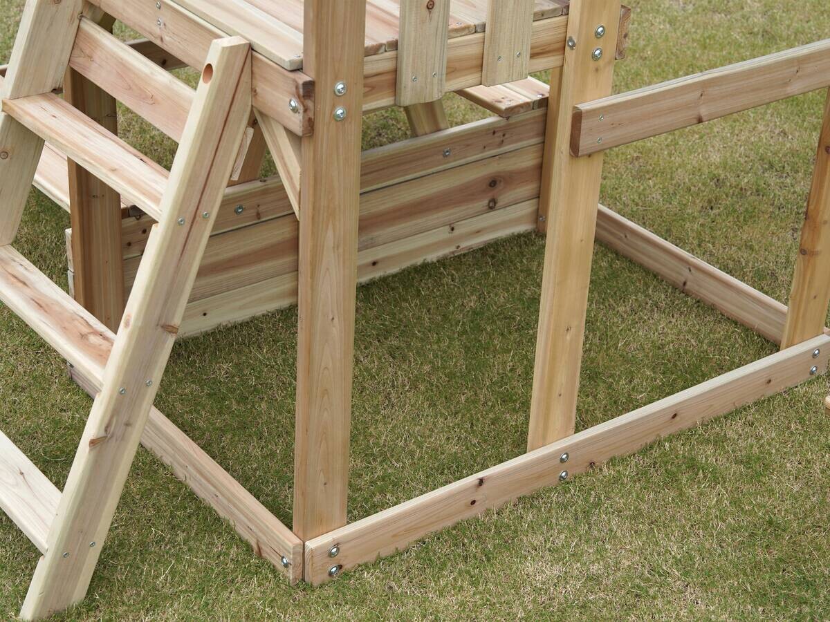 AXI Spielturm Mette braun B/H/L: ca. 366x267x383 cm