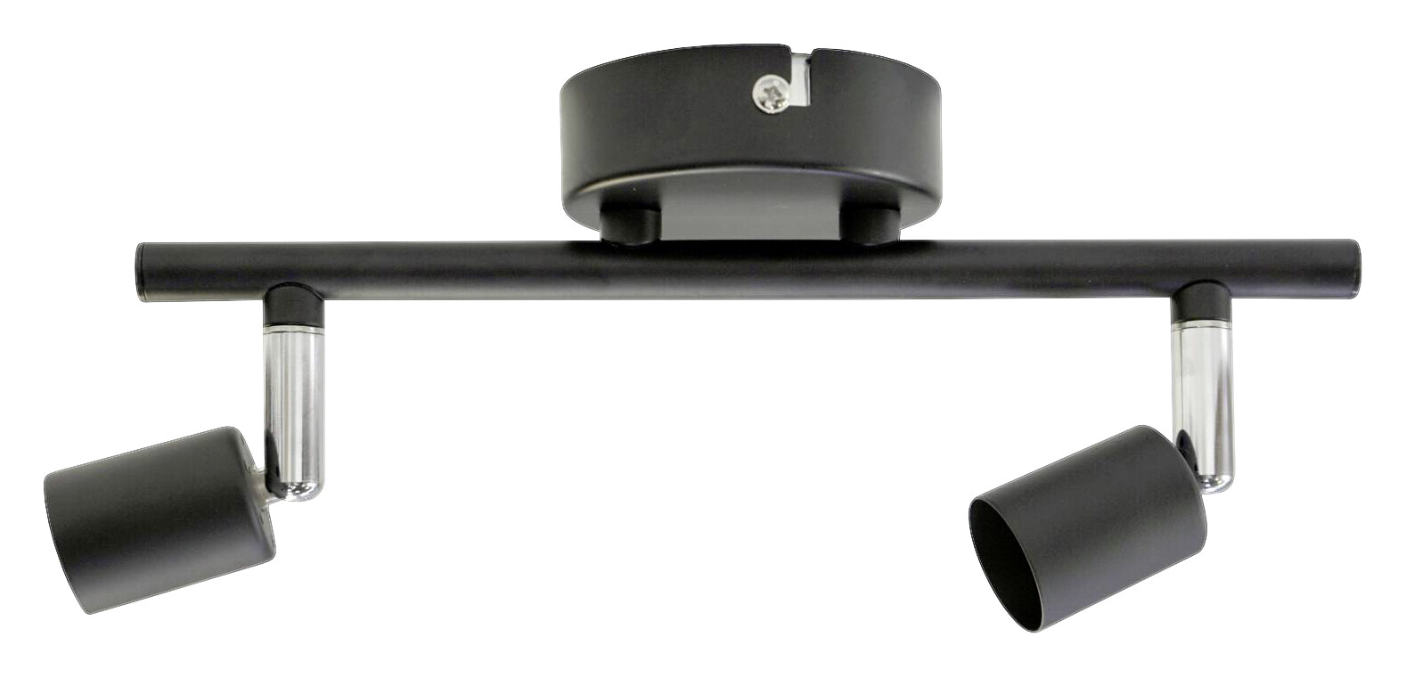 POCOline Spots Joris schwarz Metall L: ca. 25 cm GU10 2 Brennstellen