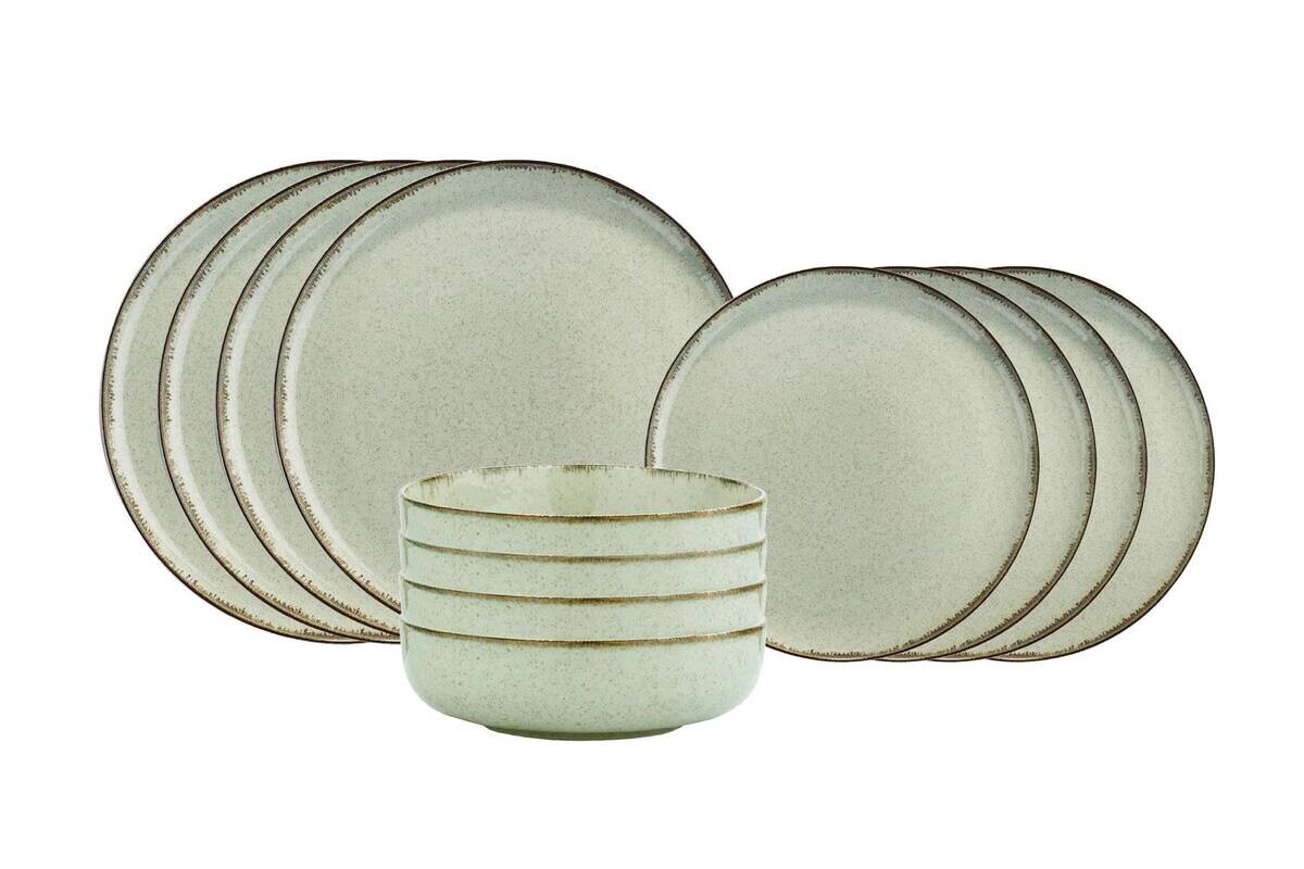 Hermia Concept Kombiservice grün Porzellan 12 tlg.