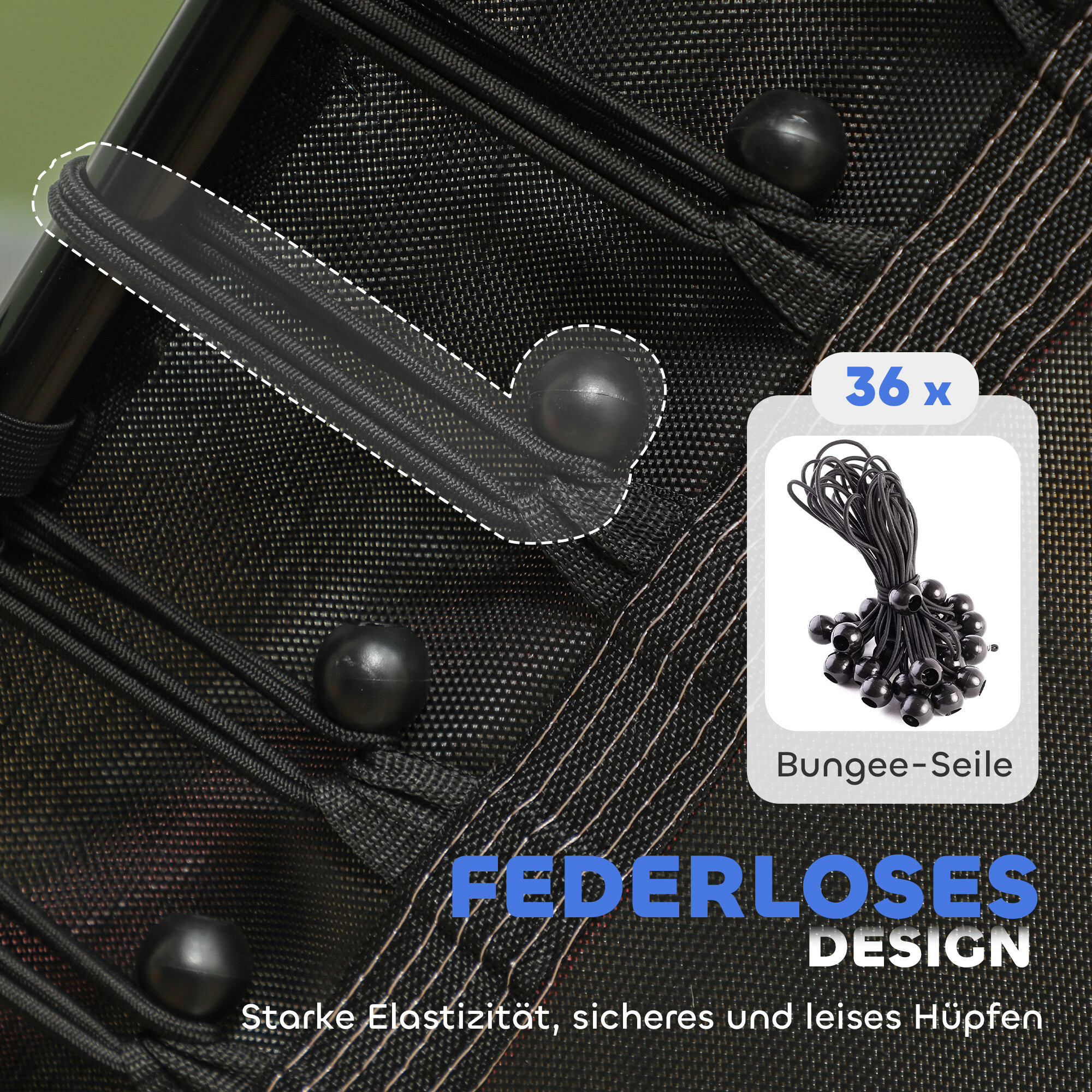 HOMCOM Kindertrampolin rosa B/H/L: ca. 163,5x190x163,5 cm