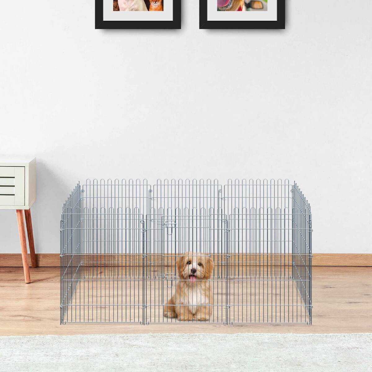 PawHut Tier-Zubehör silber Polypropylen H/L: ca. 63x60 cm