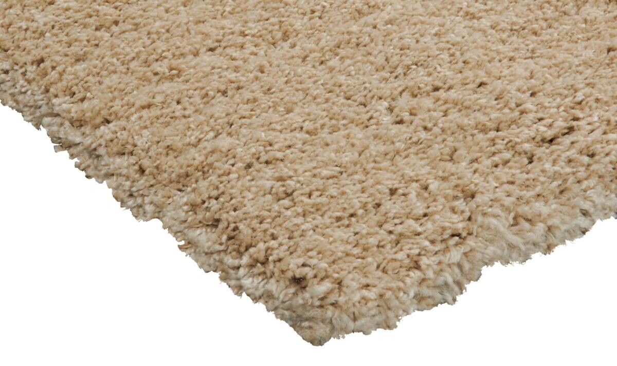 Hochflorteppich Pisa beige B/L: ca. 80x150 cm