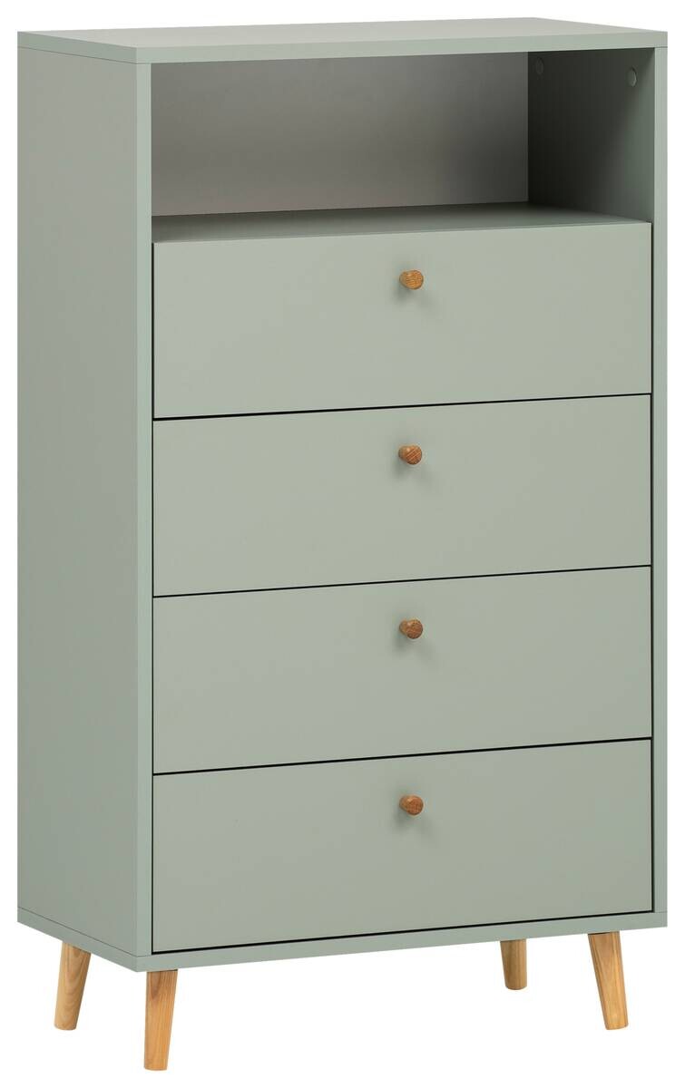Highboard Bjarne Pistazie B/H/T: ca. 60,2x104,4x33,5 cm