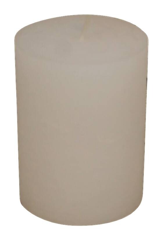 House of Rustic Stumpenkerze weiß B/H: ca. 6,8x12 cm