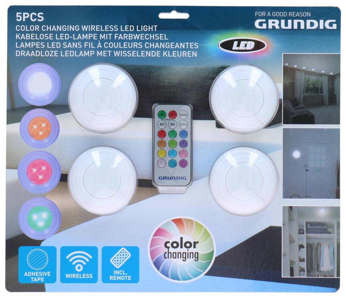 Grundig Spots B/H/L: ca. 6,9x2,9x6,9 cm