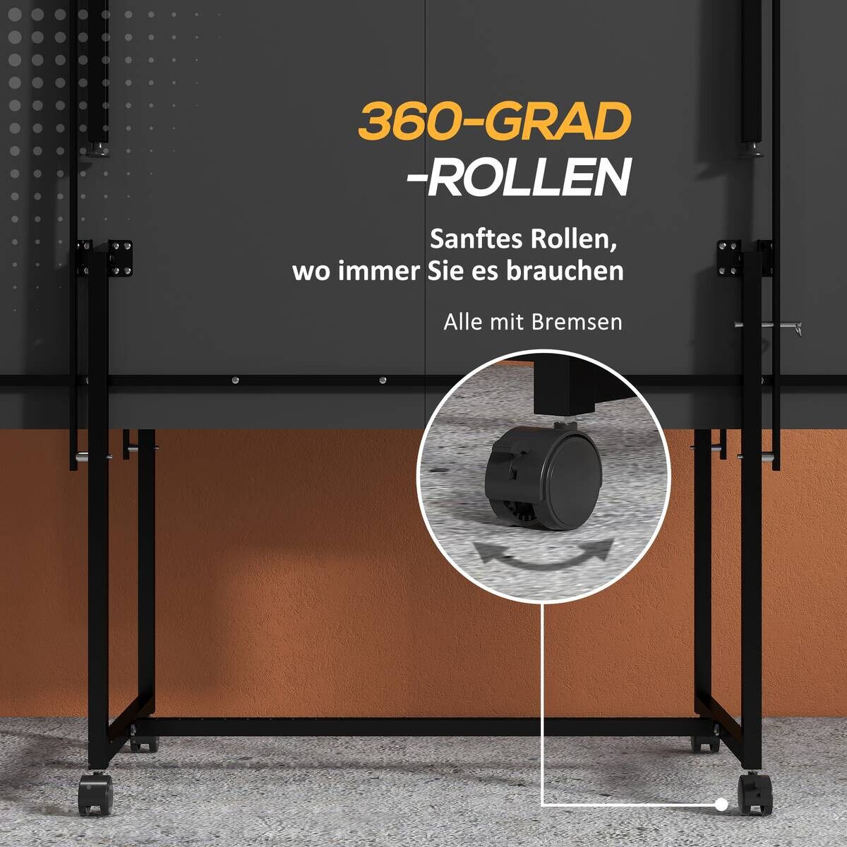 SPORTNOW Tischtennisplatte blau B/H/L: ca. 152,5x274x75,5 cm